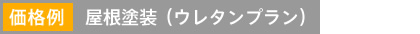 価格例 屋根塗装（ウレタンプラン）