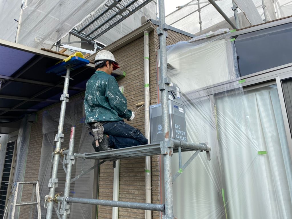 【現場ブログ】北九州市八幡西区上の原で外壁塗装～下塗りから完成～