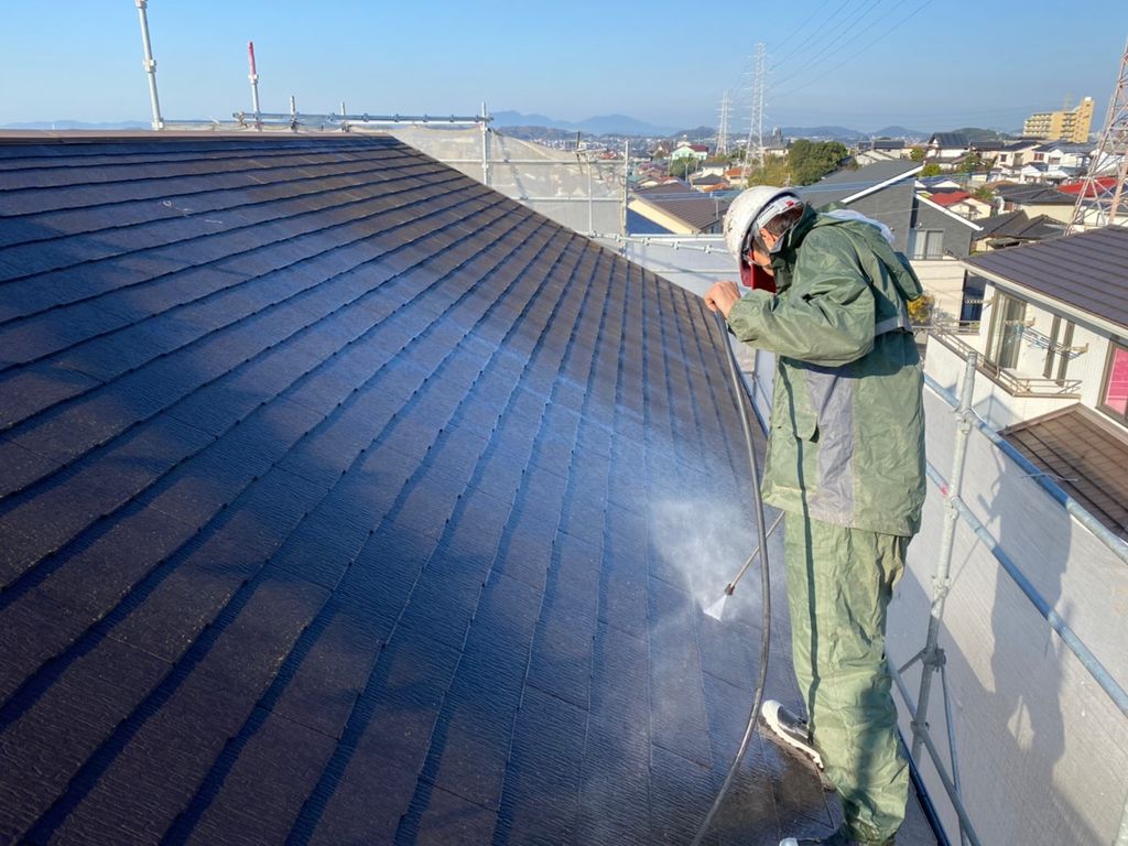 屋根洗浄