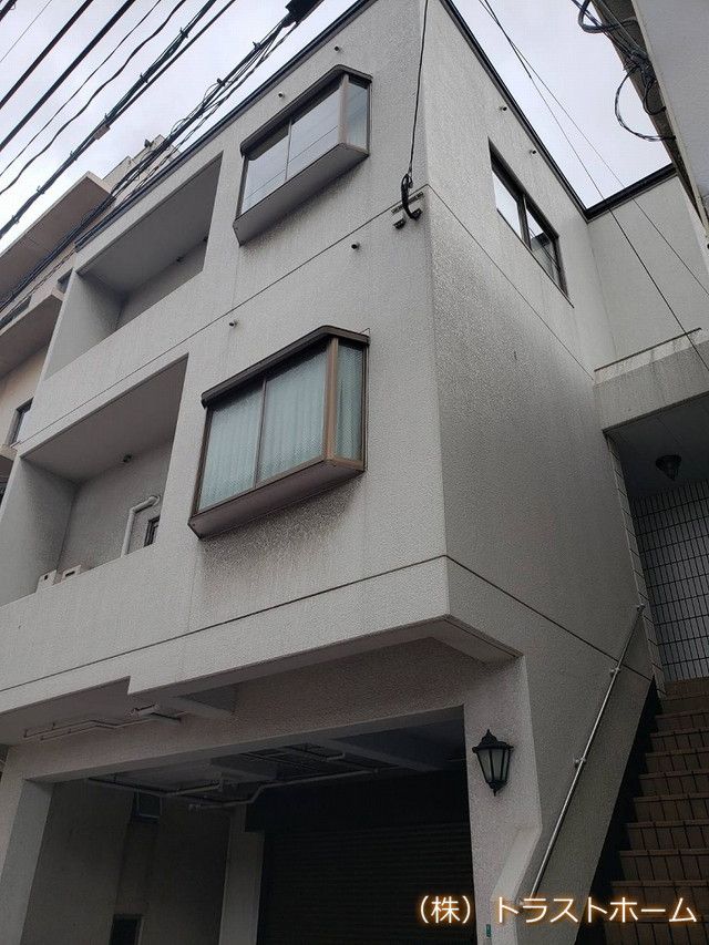 【現場ブログ】戸畑区事務所の外壁塗装①｜福岡で塗装ならトラストホーム