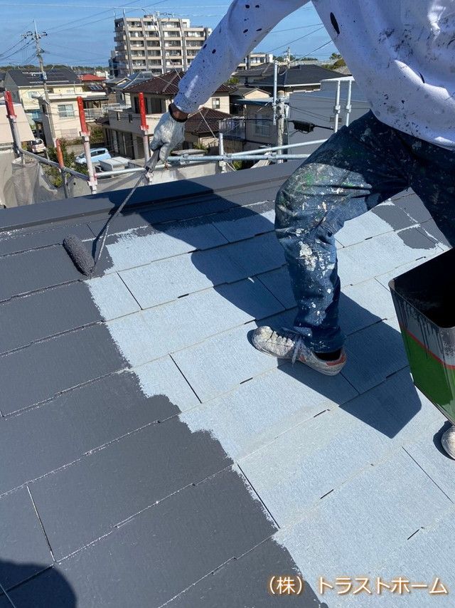 【現場ブログ】福岡市東区の屋根塗装③｜福岡で塗装ならトラストホーム