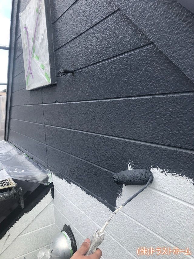 八幡西区離れ屋中塗り