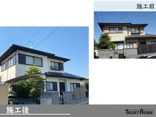 福岡市東区で住宅の外壁・屋根塗り替えの画像