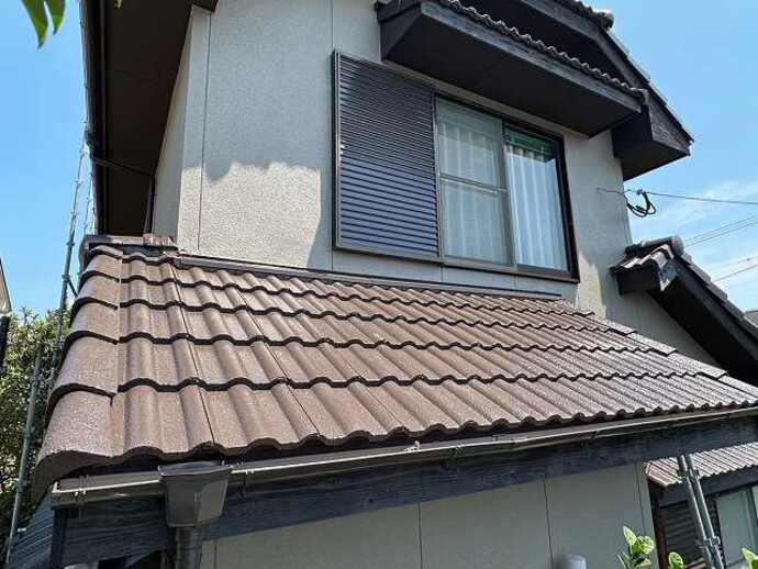 福岡市東区屋根塗装の施工後画像
