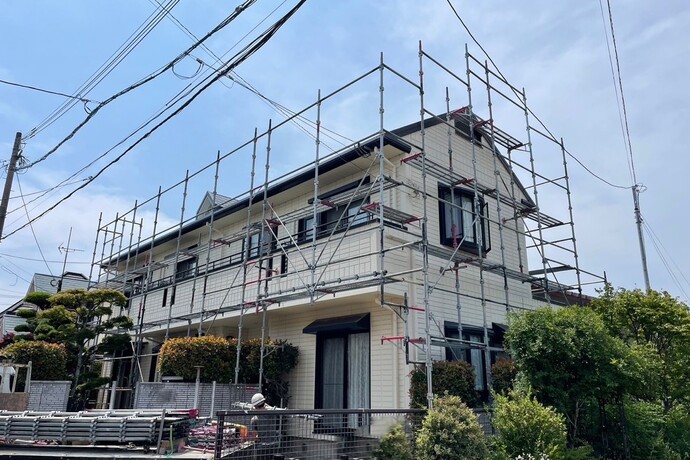 早良区Ｋ様邸戸建て外壁塗装の施工前画像